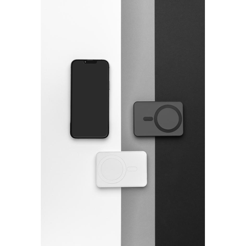 Powerbank magnetic Magnetix din plastic reciclat RCS 5.000 mAh black