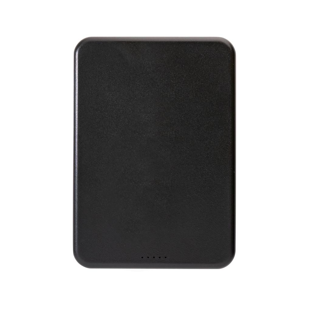 Powerbank magnetic Magnetix din plastic reciclat RCS 5.000 mAh black