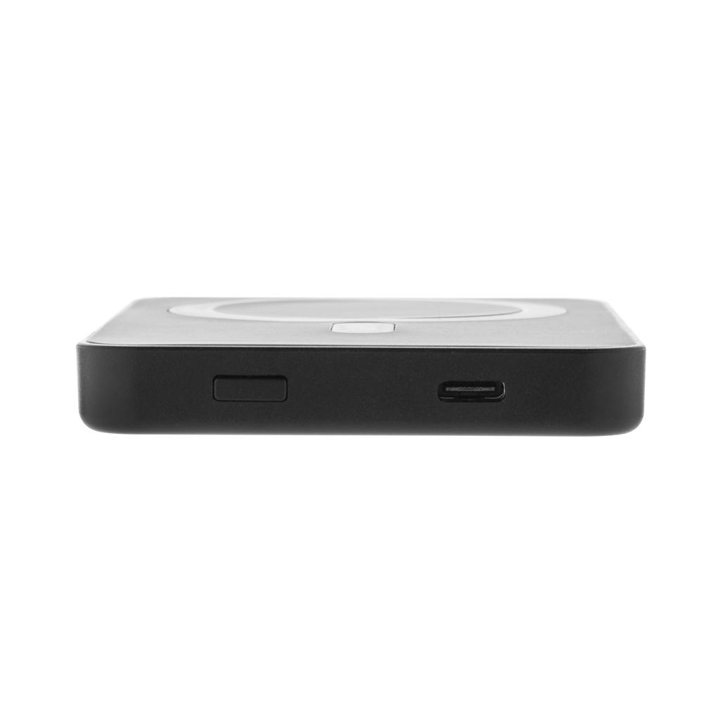Powerbank magnetic Magnetix din plastic reciclat RCS 5.000 mAh black