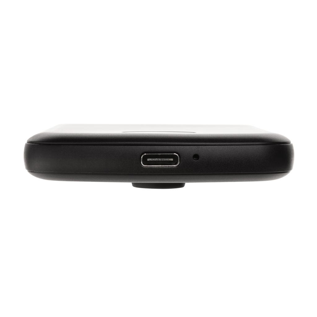Powerbank magnetic MagBoost din plastic reciclat RCS 5.000 mAh black