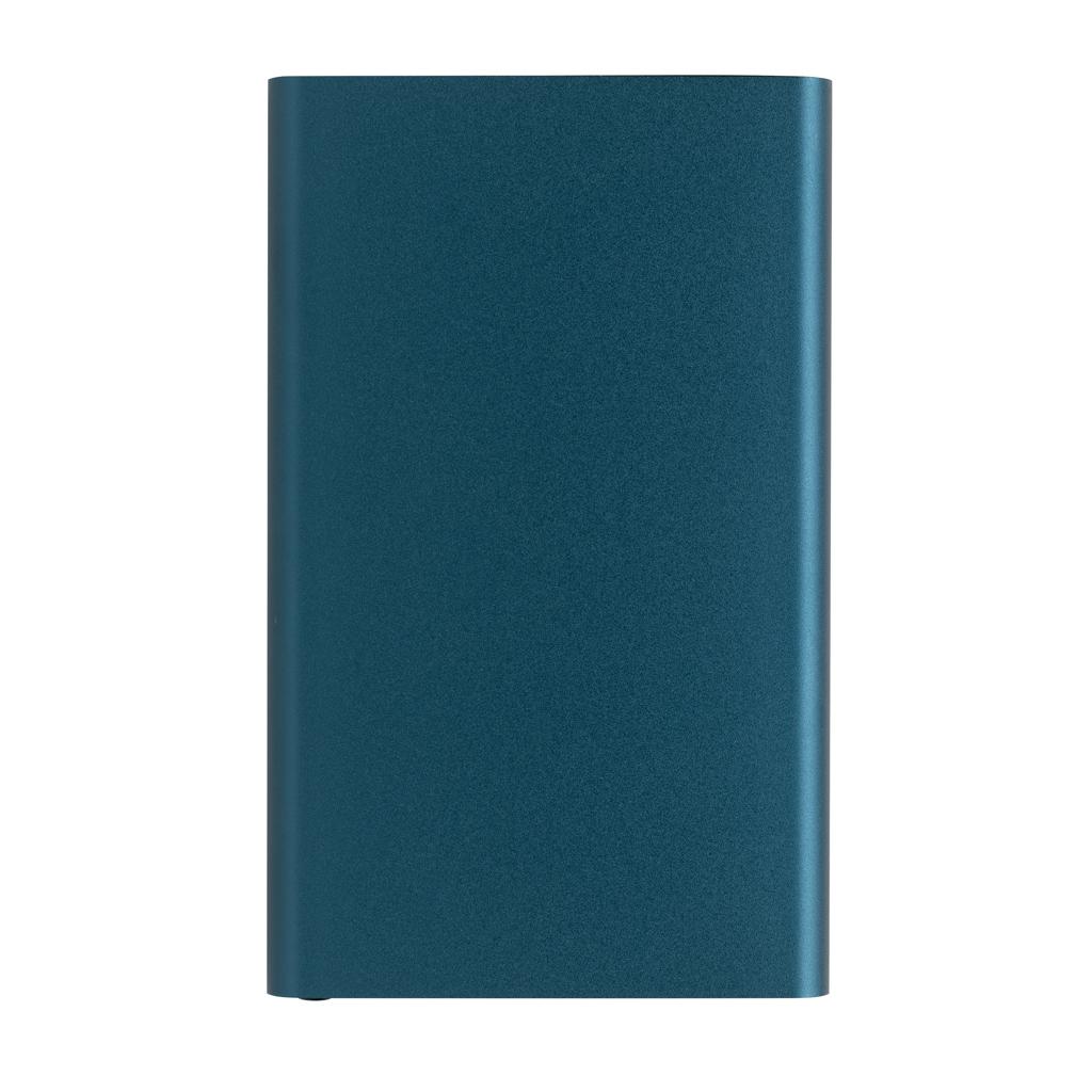 Powerbank din plastic reciclat/aluminiu RCS 4.000 mAh cu port Type-C blue