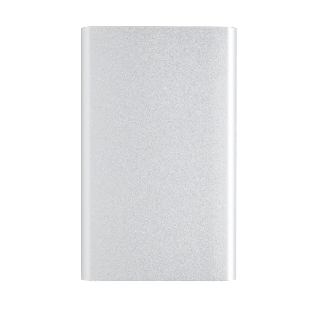 Powerbank din plastic reciclat/aluminiu RCS 4.000 mAh cu port Type-C silver