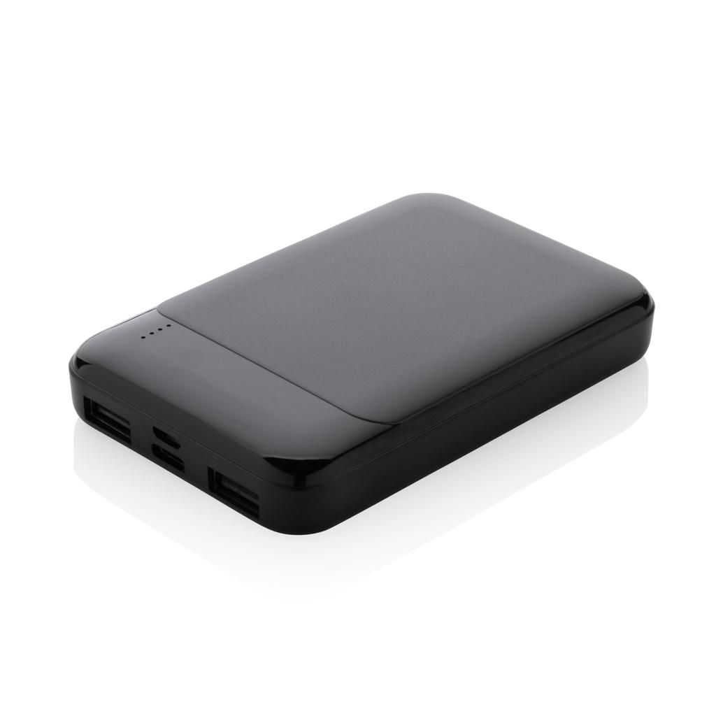 Powerbank din plastic reciclat RCS 5.000 mAh black