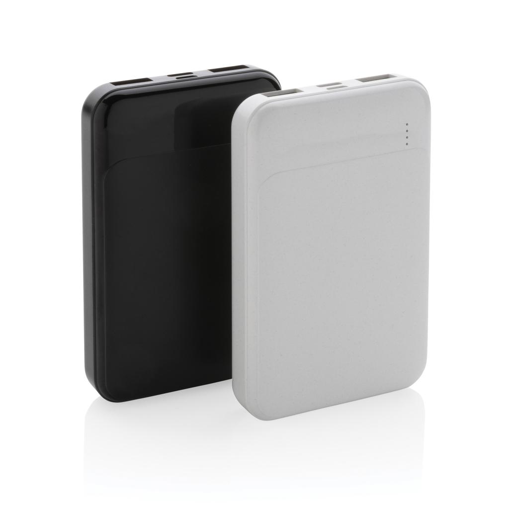 Powerbank din plastic reciclat RCS 5.000 mAh black