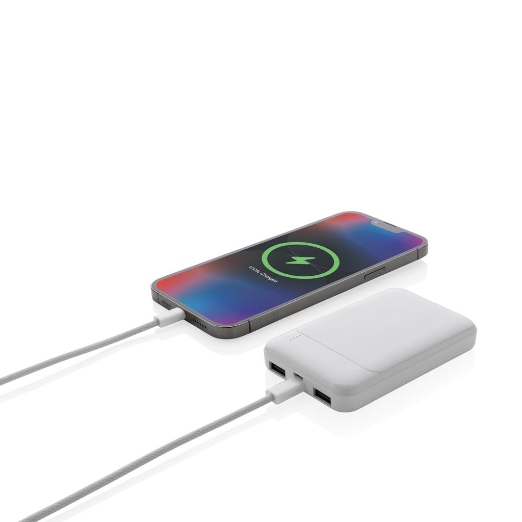 Powerbank din plastic reciclat RCS 5.000 mAh transparent