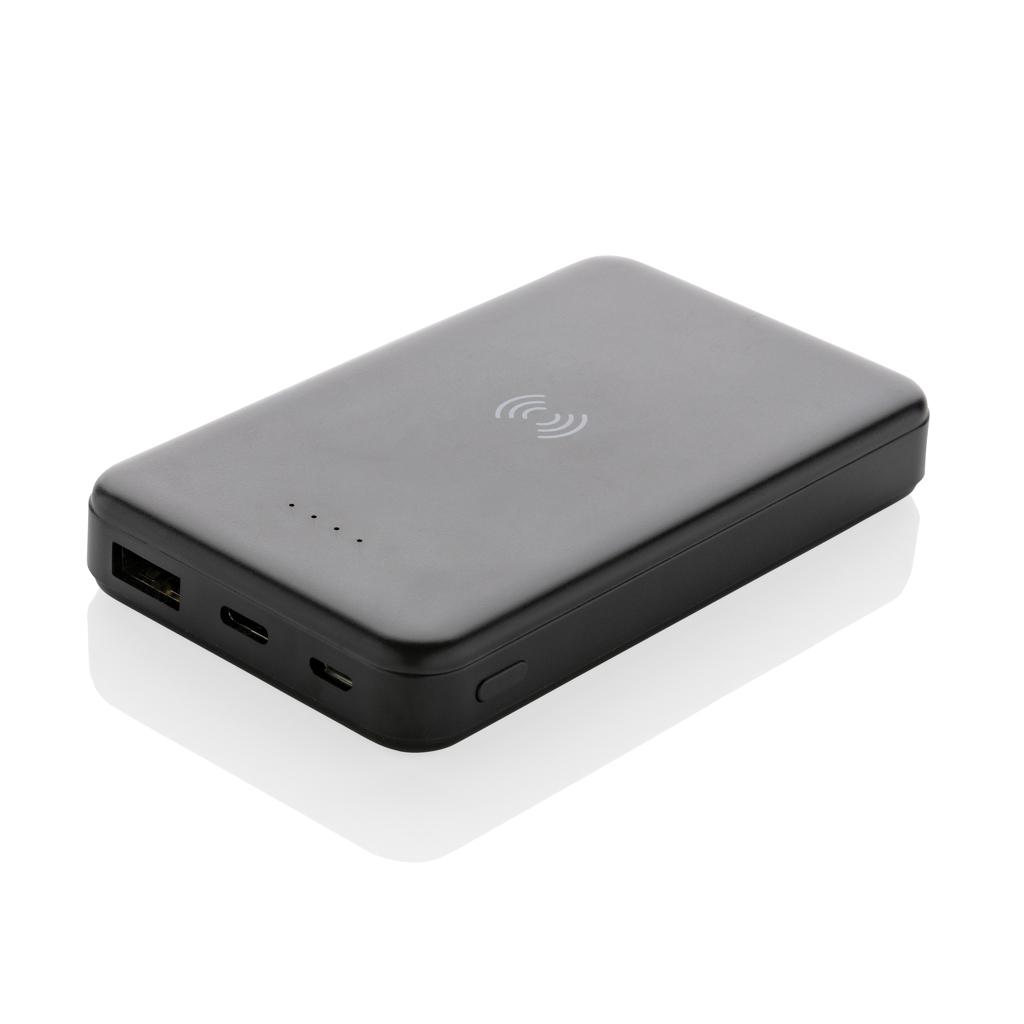 Powerbank wireless 5W din plastic reciclat RCS 5.000 mAh black