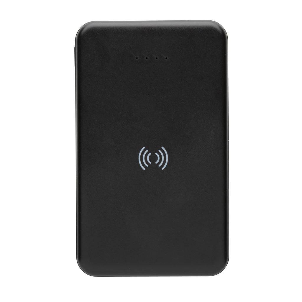 Powerbank wireless 5W din plastic reciclat RCS 5.000 mAh black
