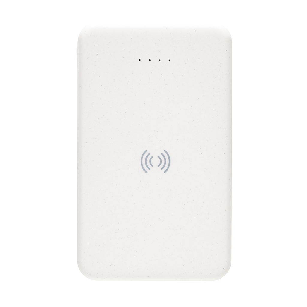 Powerbank wireless 5W din plastic reciclat RCS 5.000 mAh transparent