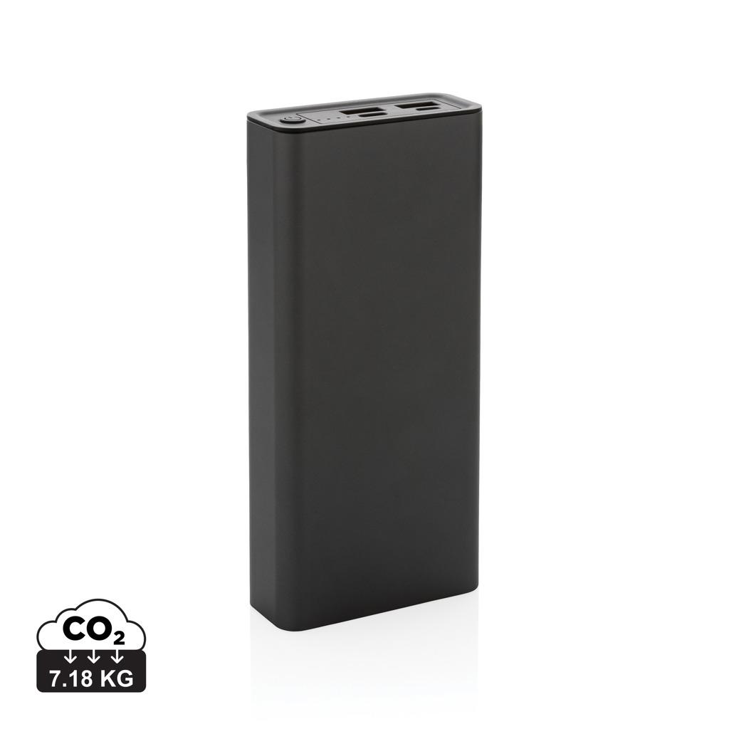 Powerbank Terra din aluminiu reciclat RCS 20W 20.000 mAh grey
