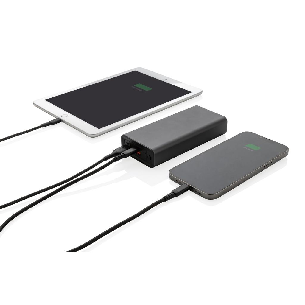 Powerbank Terra din aluminiu reciclat RCS 20W 20.000 mAh grey