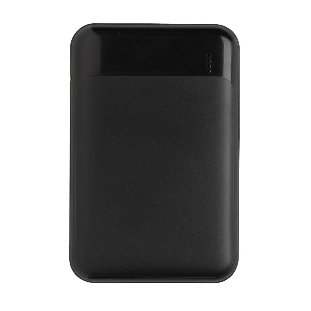 Powerbank standard din plastic reciclat RCS 10.000 mAh black