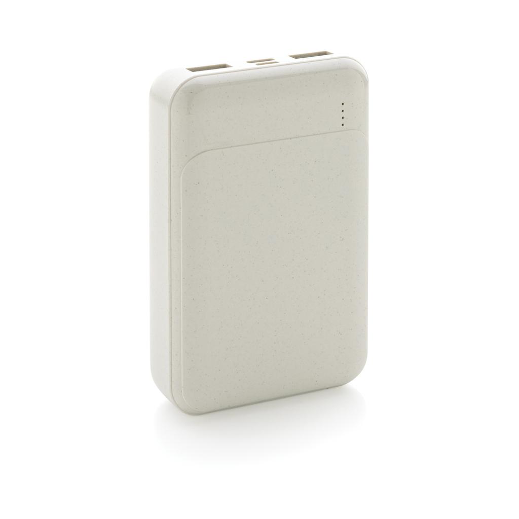 Powerbank standard din plastic reciclat RCS 10.000 mAh transparent