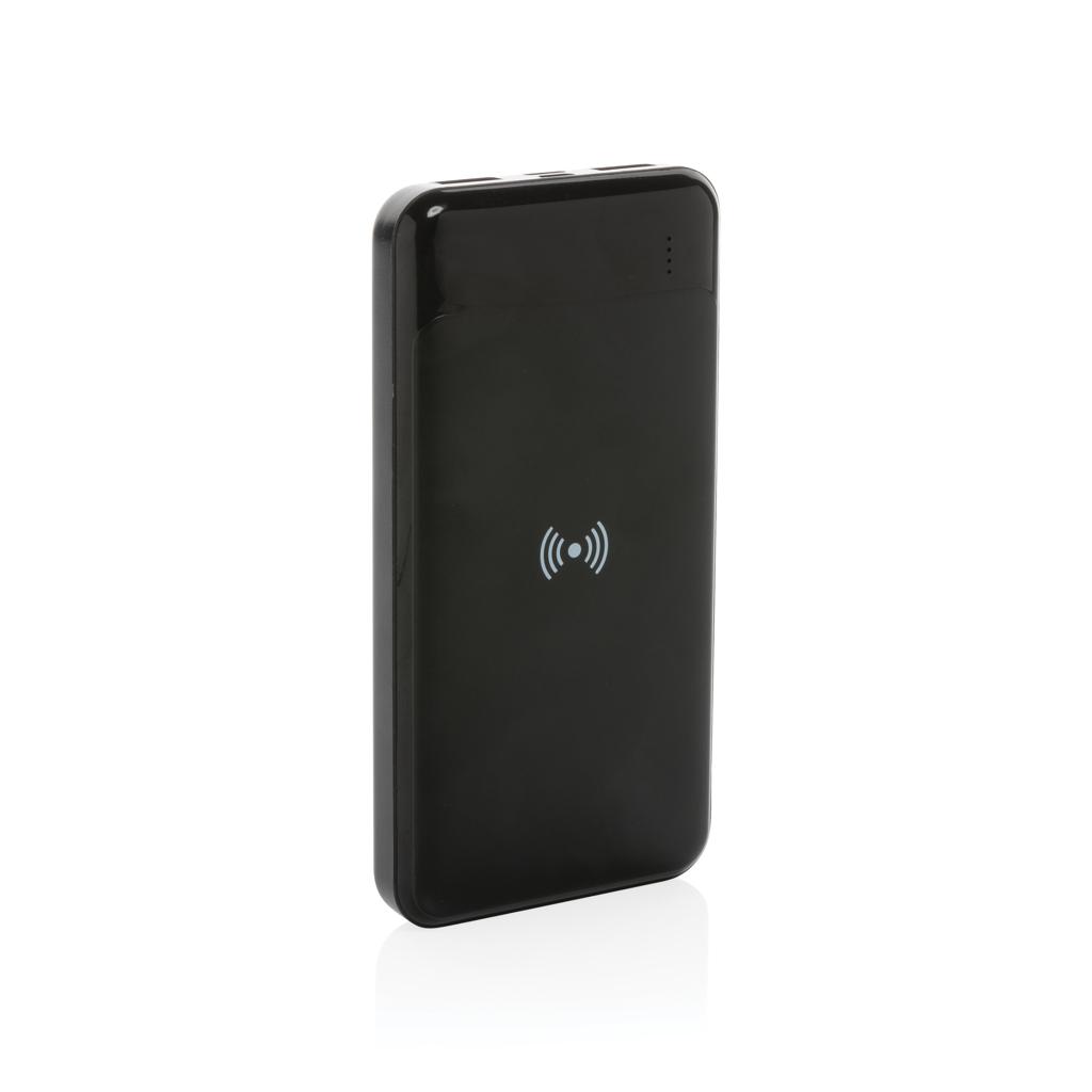 Powerbank wireless din plastic reciclat RCS standard black