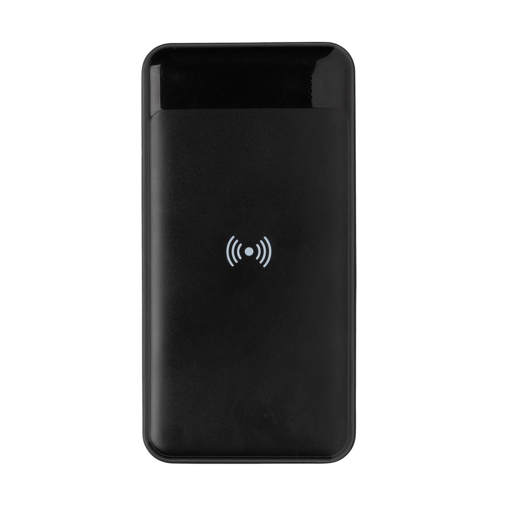 Powerbank wireless din plastic reciclat RCS standard black
