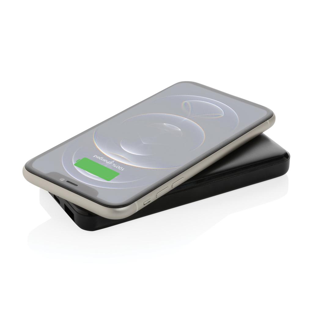 Powerbank wireless din plastic reciclat RCS standard black