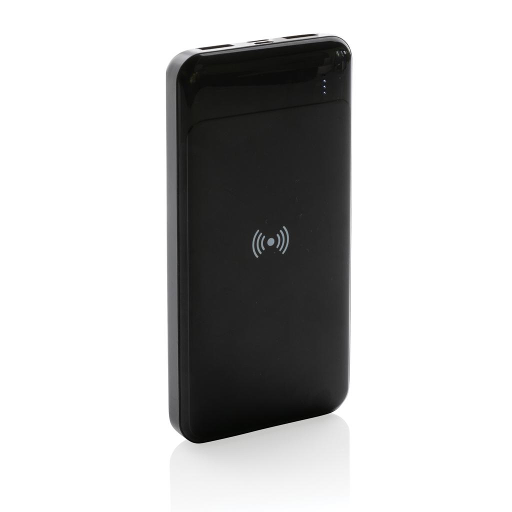 Powerbank wireless din plastic reciclat RCS standard black