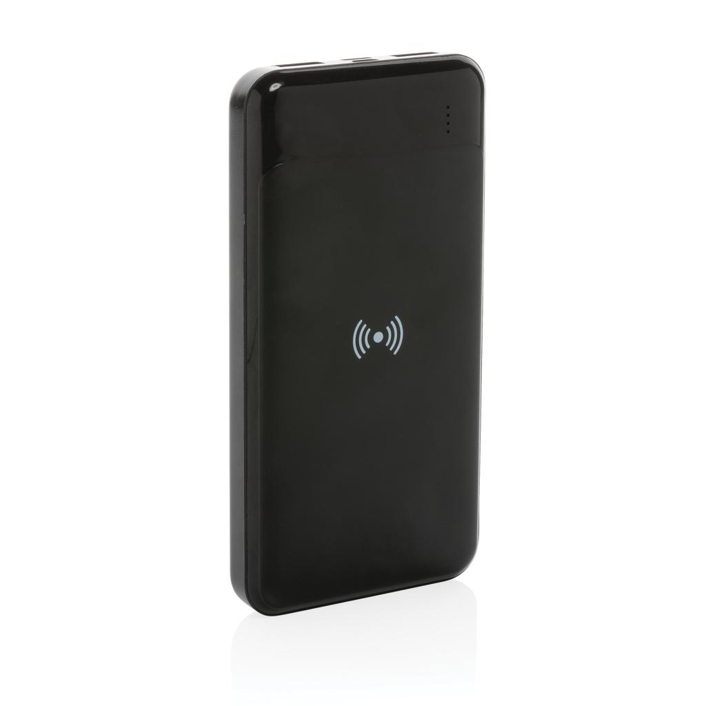 Powerbank wireless din plastic reciclat RCS standard black