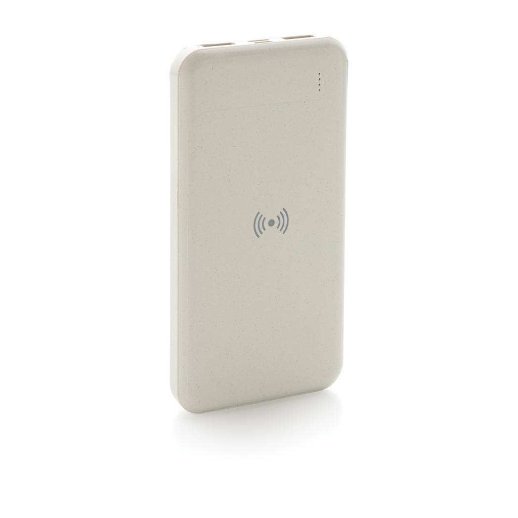 Powerbank wireless din plastic reciclat RCS standard transparent