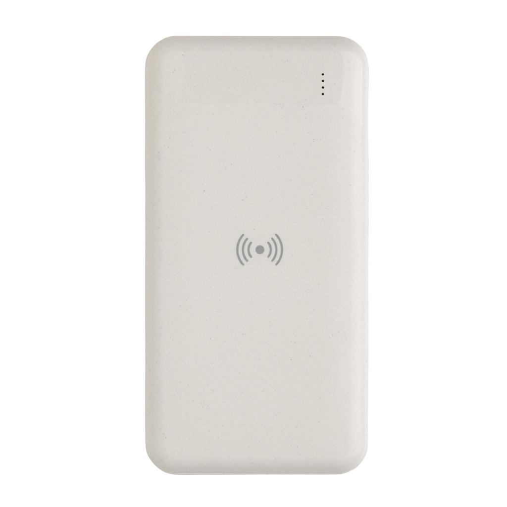 Powerbank wireless din plastic reciclat RCS standard transparent