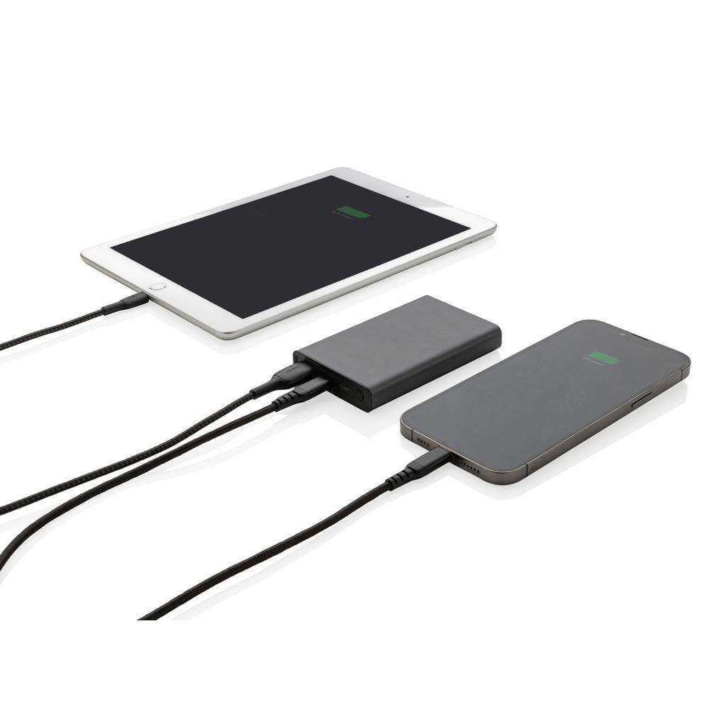 Powerbank Terra din aluminiu reciclat RCS 5.000 mAh grey