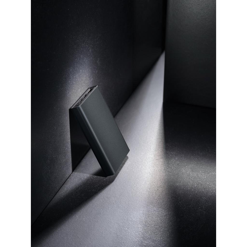 Powerbank Terra din aluminiu reciclat RCS 5.000 mAh grey