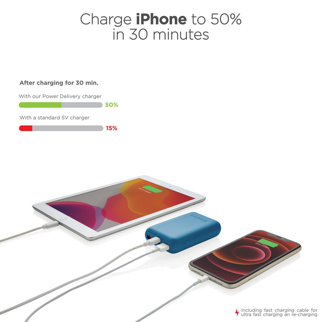 Powerbank Urban Vitamin Alameda 10.000 mAh 18W PD blue