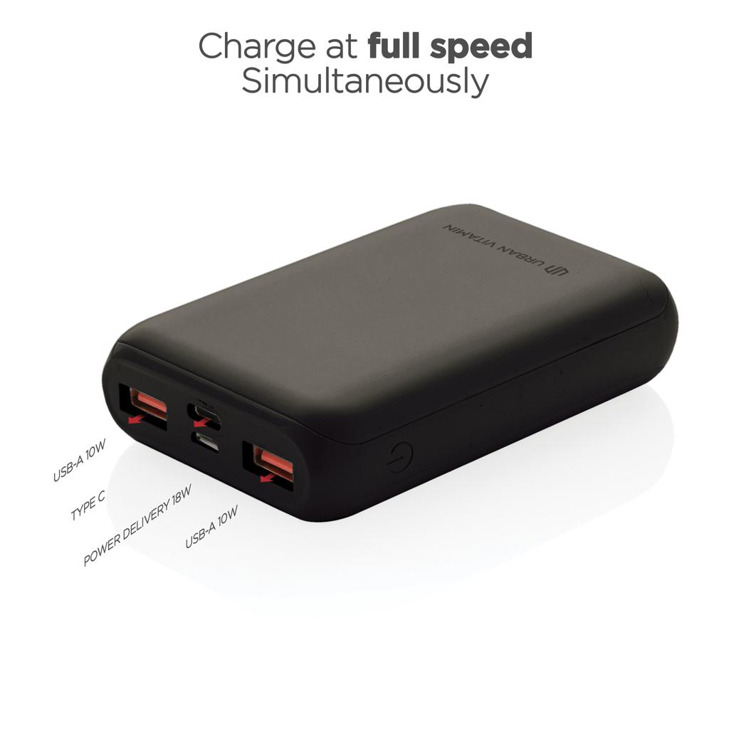 Powerbank Urban Vitamin Alameda 10.000 mAh 18W PD black