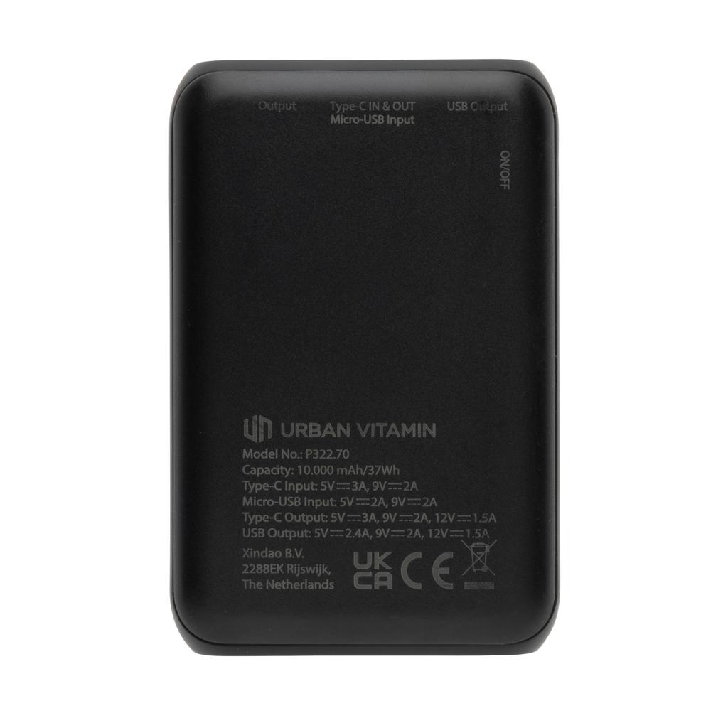 Powerbank Urban Vitamin Alameda 10.000 mAh 18W PD black