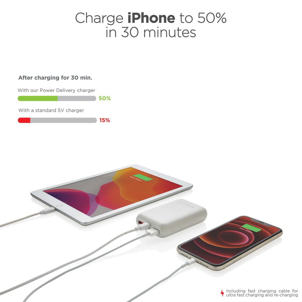Powerbank Urban Vitamin Alameda 10.000 mAh 18W PD transparent