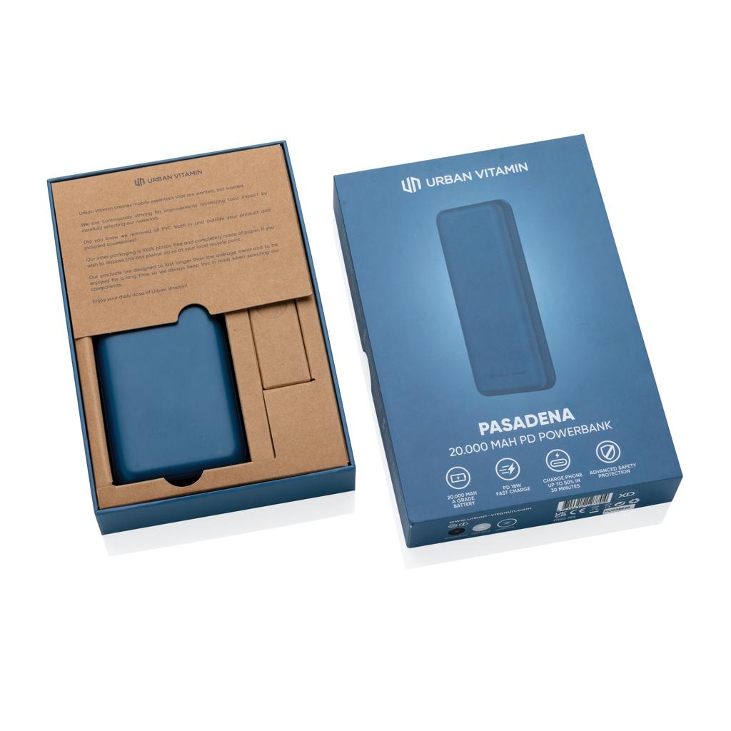 Powerbank Urban Vitamin Pasadena 20.000 mAh 18W PD blue