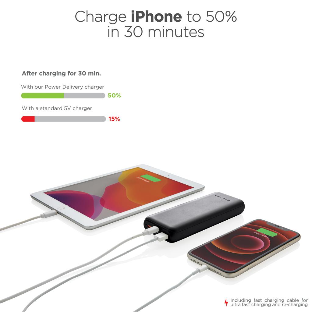 Powerbank Urban Vitamin Pasadena 20.000 mAh 18W PD black