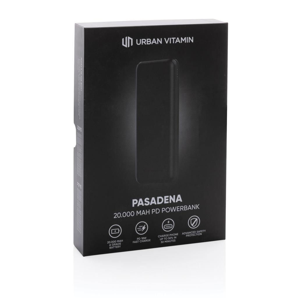 Powerbank Urban Vitamin Pasadena 20.000 mAh 18W PD black