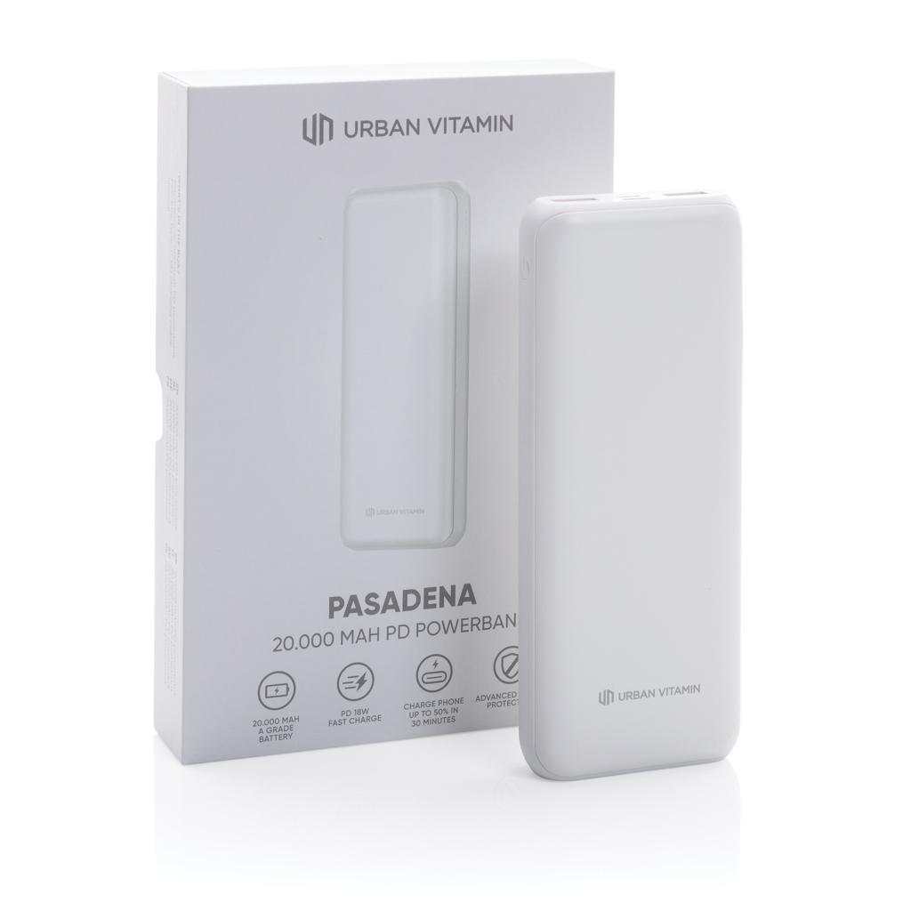 Powerbank Urban Vitamin Pasadena 20.000 mAh 18W PD transparent