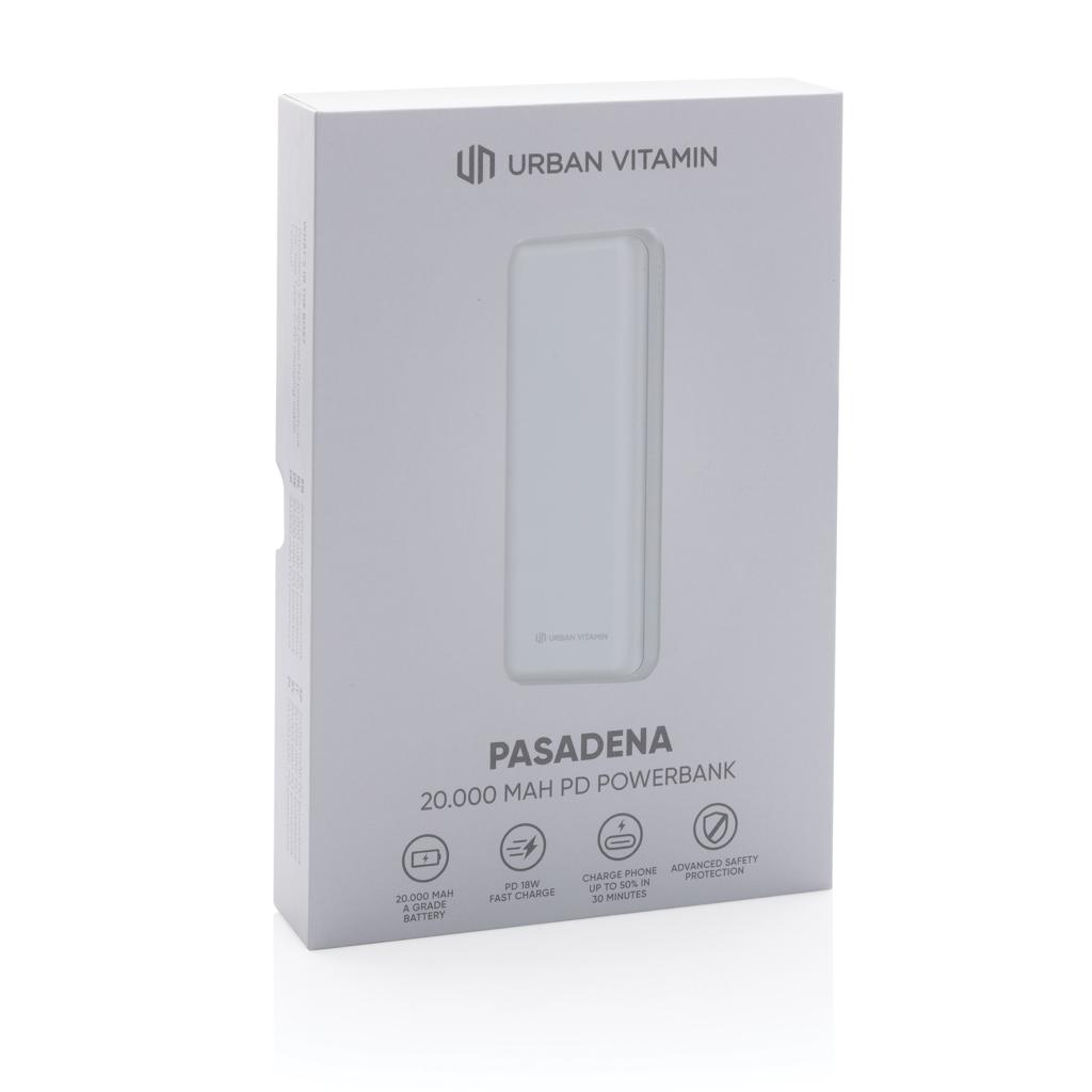 Powerbank Urban Vitamin Pasadena 20.000 mAh 18W PD transparent