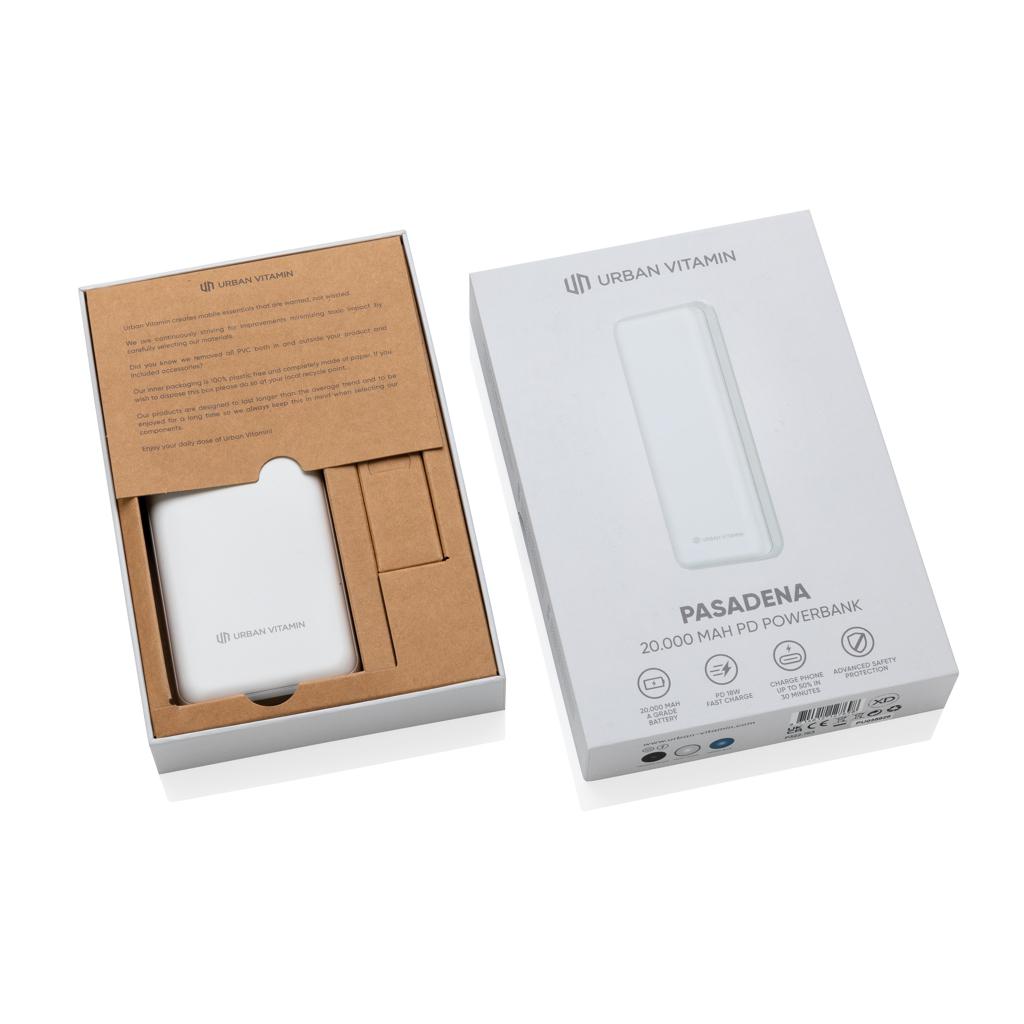 Powerbank Urban Vitamin Pasadena 20.000 mAh 18W PD transparent