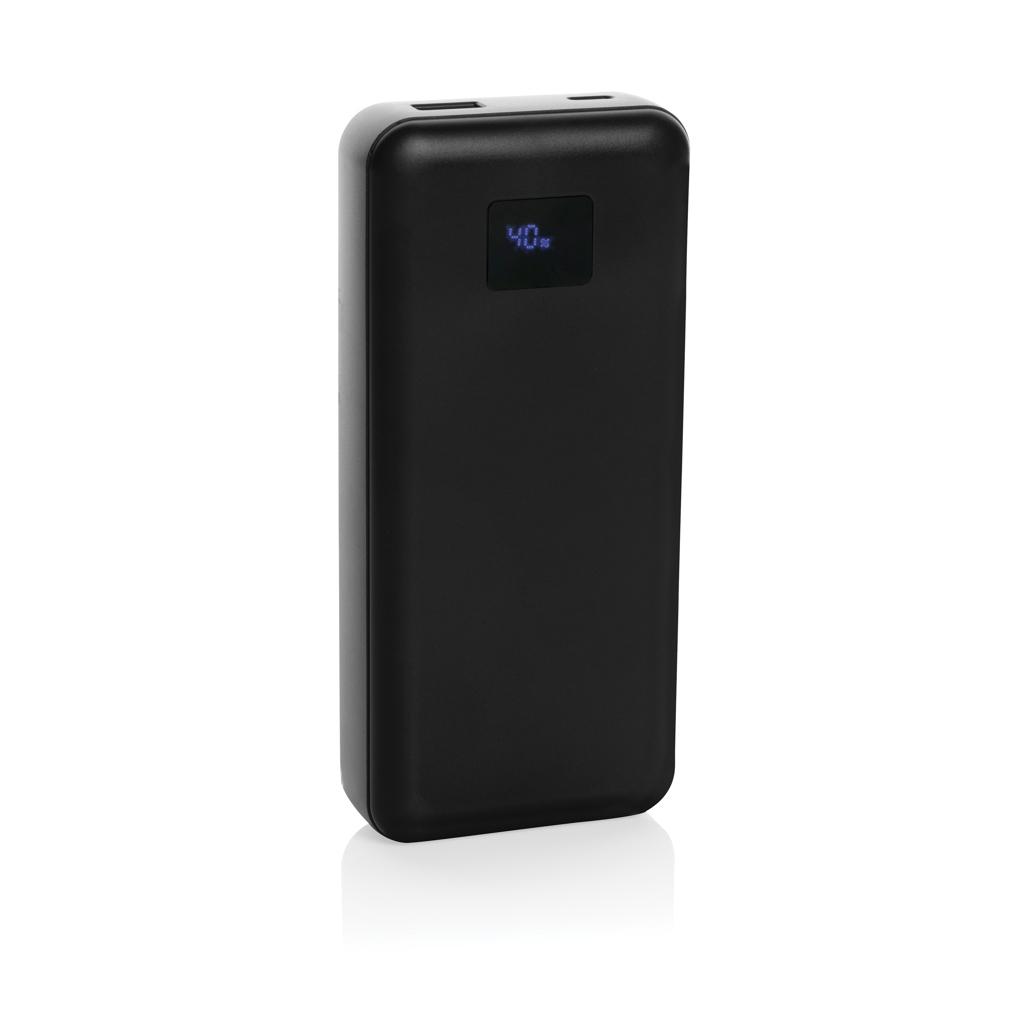 Powerbank Gridley din plastic reciclat RCS 20.000 mAh 65W pentru laptop black
