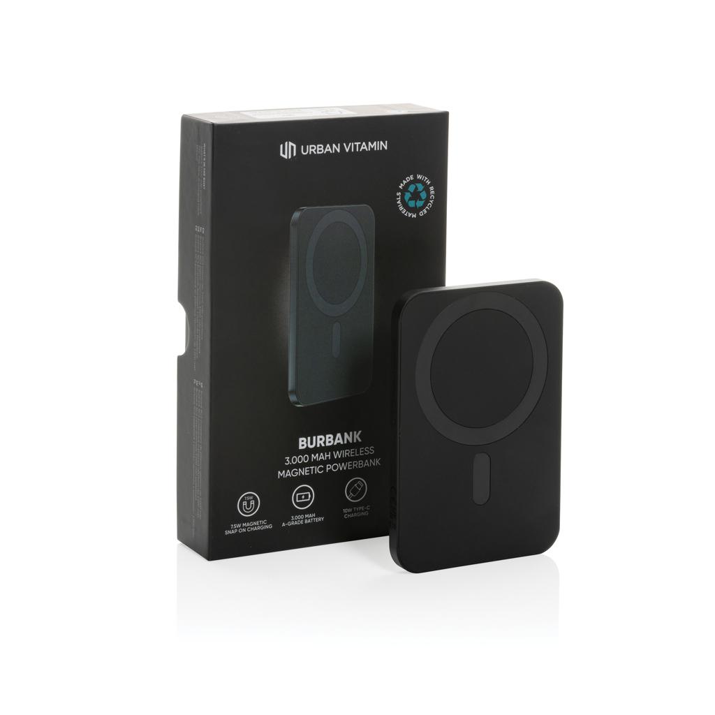 Powerbank Urban Vitamin Burbank din plastic/aluminiu RCS 3.000 mAh black