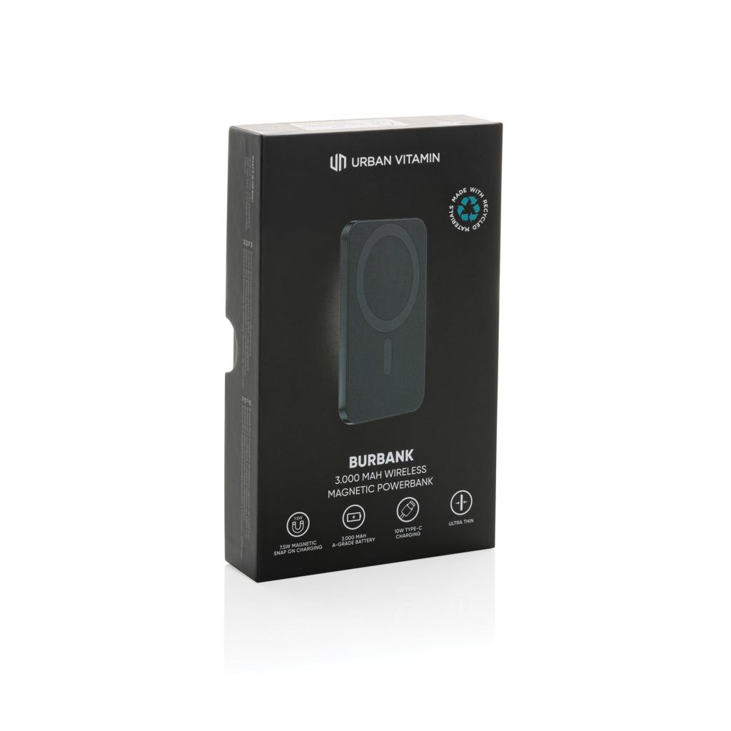Powerbank Urban Vitamin Burbank din plastic/aluminiu RCS 3.000 mAh black