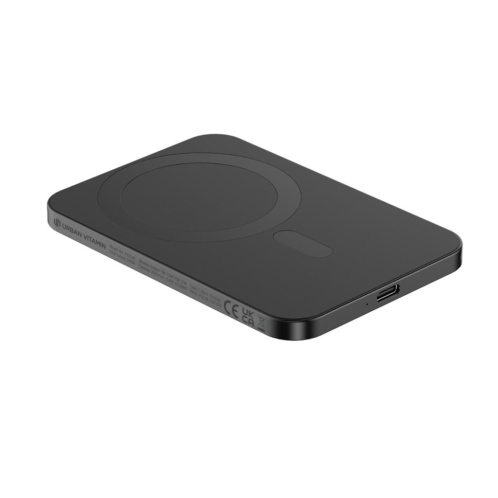 Powerbank Urban Vitamin Burbank din plastic/aluminiu RCS 3.000 mAh black