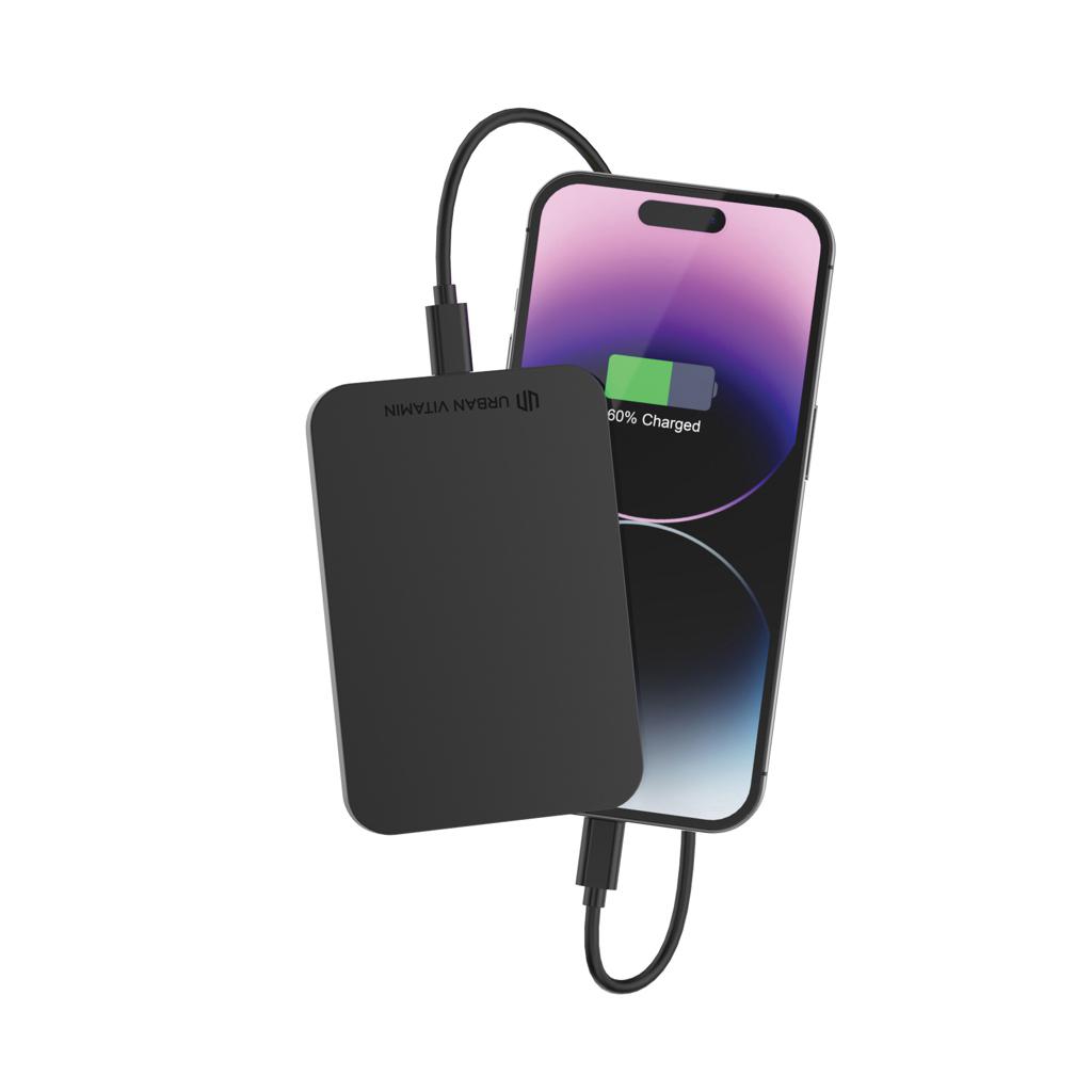 Powerbank Urban Vitamin Burbank din plastic/aluminiu RCS 3.000 mAh black