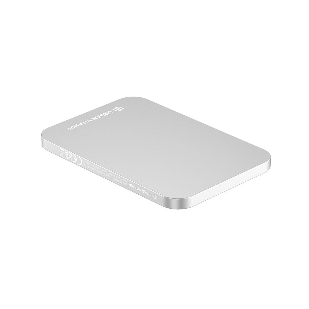 Powerbank Urban Vitamin Burbank din plastic/aluminiu RCS 3.000 mAh silver