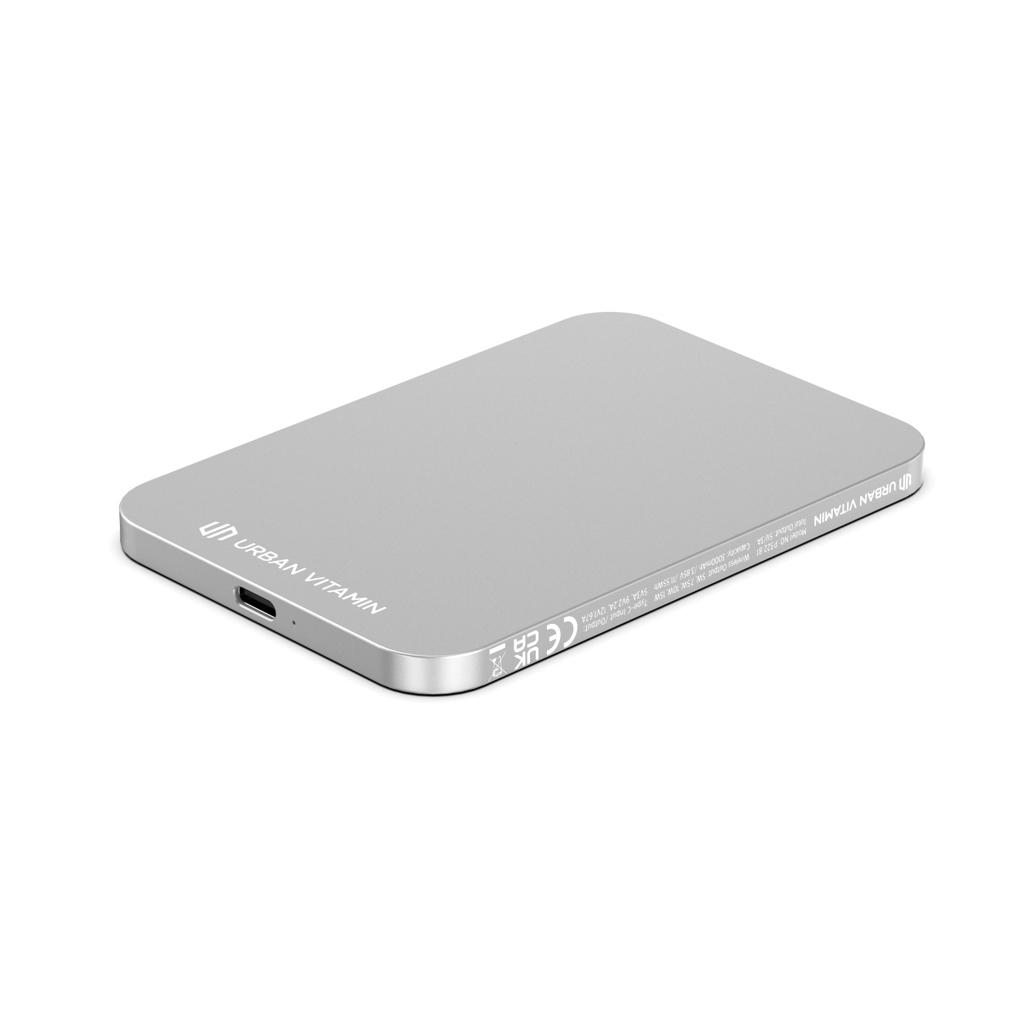 Powerbank Urban Vitamin Burbank din plastic/aluminiu RCS 3.000 mAh silver