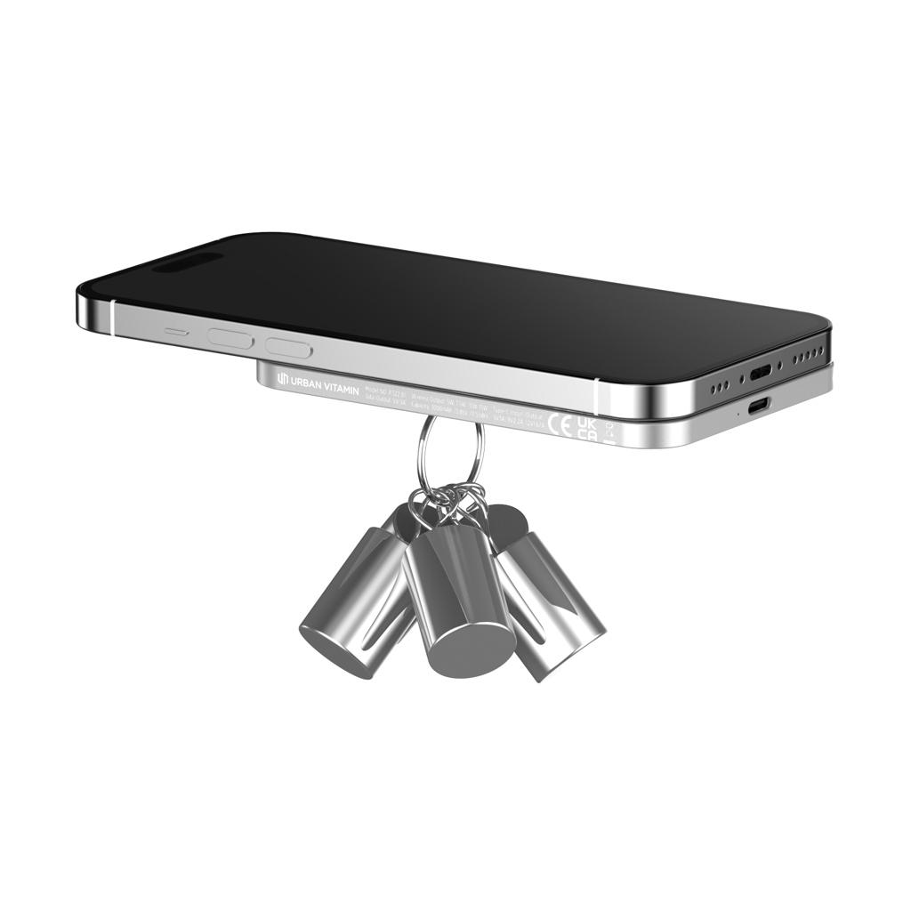 Powerbank Urban Vitamin Burbank din plastic/aluminiu RCS 3.000 mAh silver