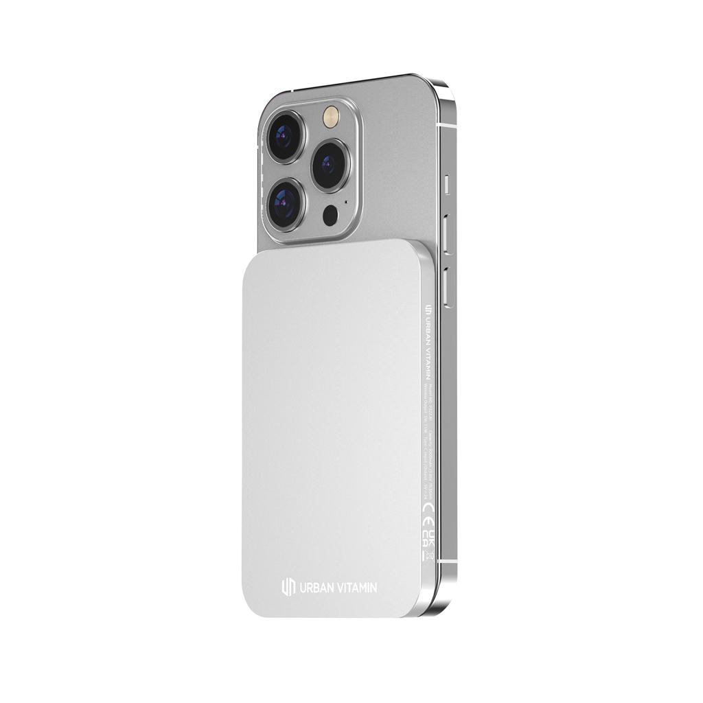 Powerbank Urban Vitamin Burbank din plastic/aluminiu RCS 3.000 mAh silver