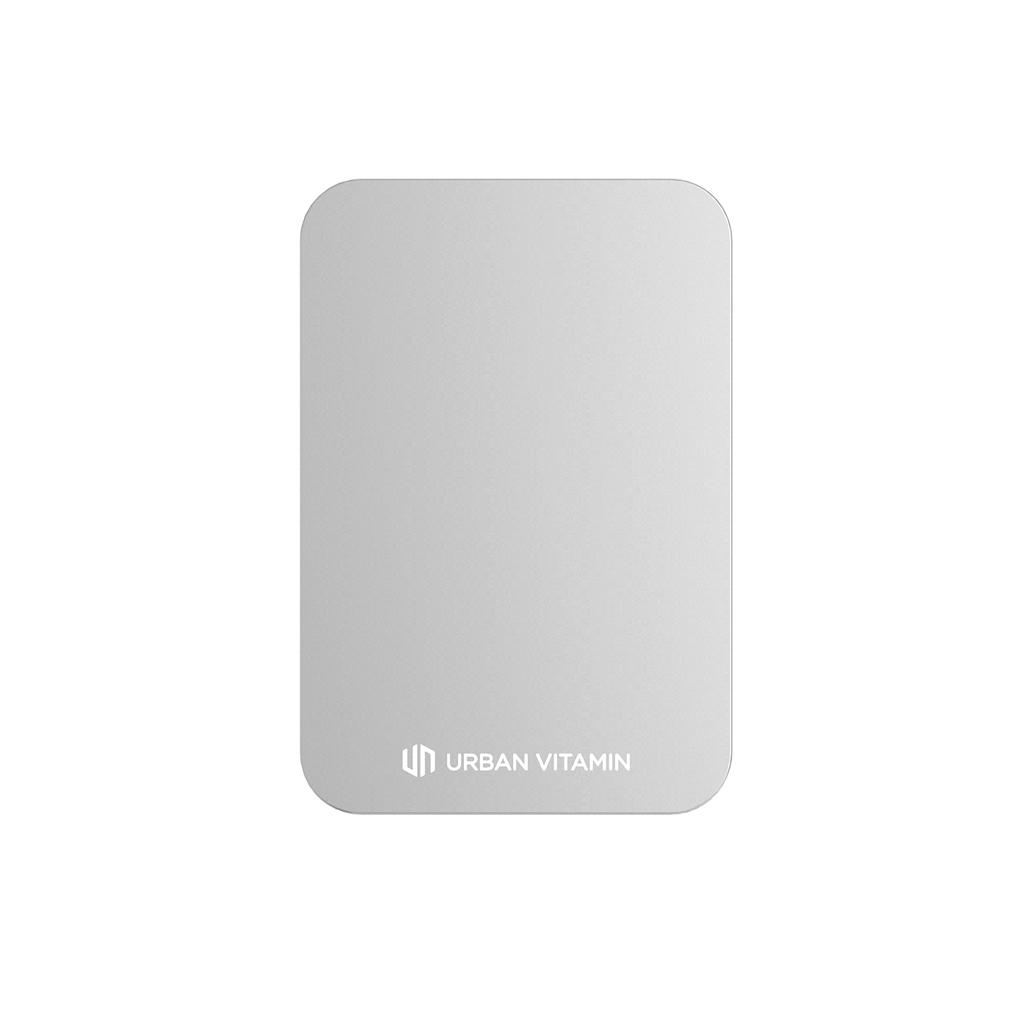 Powerbank Urban Vitamin Burbank din plastic/aluminiu RCS 3.000 mAh silver