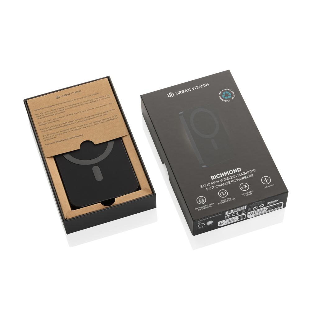 Powerbank Urban Vitamin Richmond din plastic/aluminiu RCS 5.000 mAh black