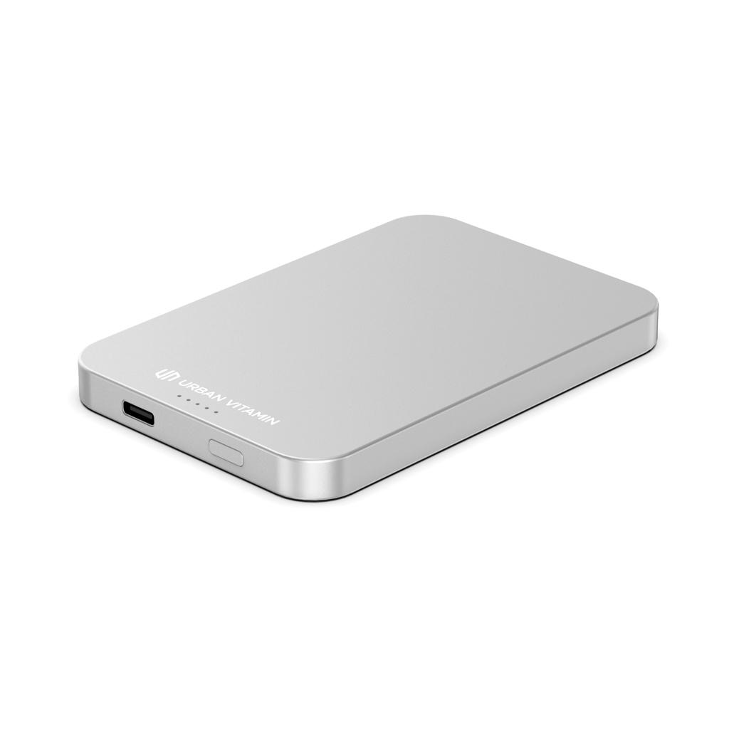 Powerbank Urban Vitamin Richmond din plastic/aluminiu RCS 5.000 mAh silver