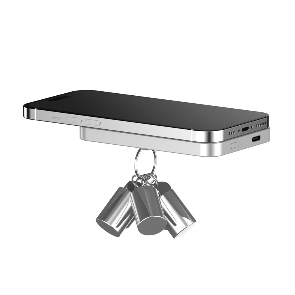 Powerbank Urban Vitamin Richmond din plastic/aluminiu RCS 5.000 mAh silver