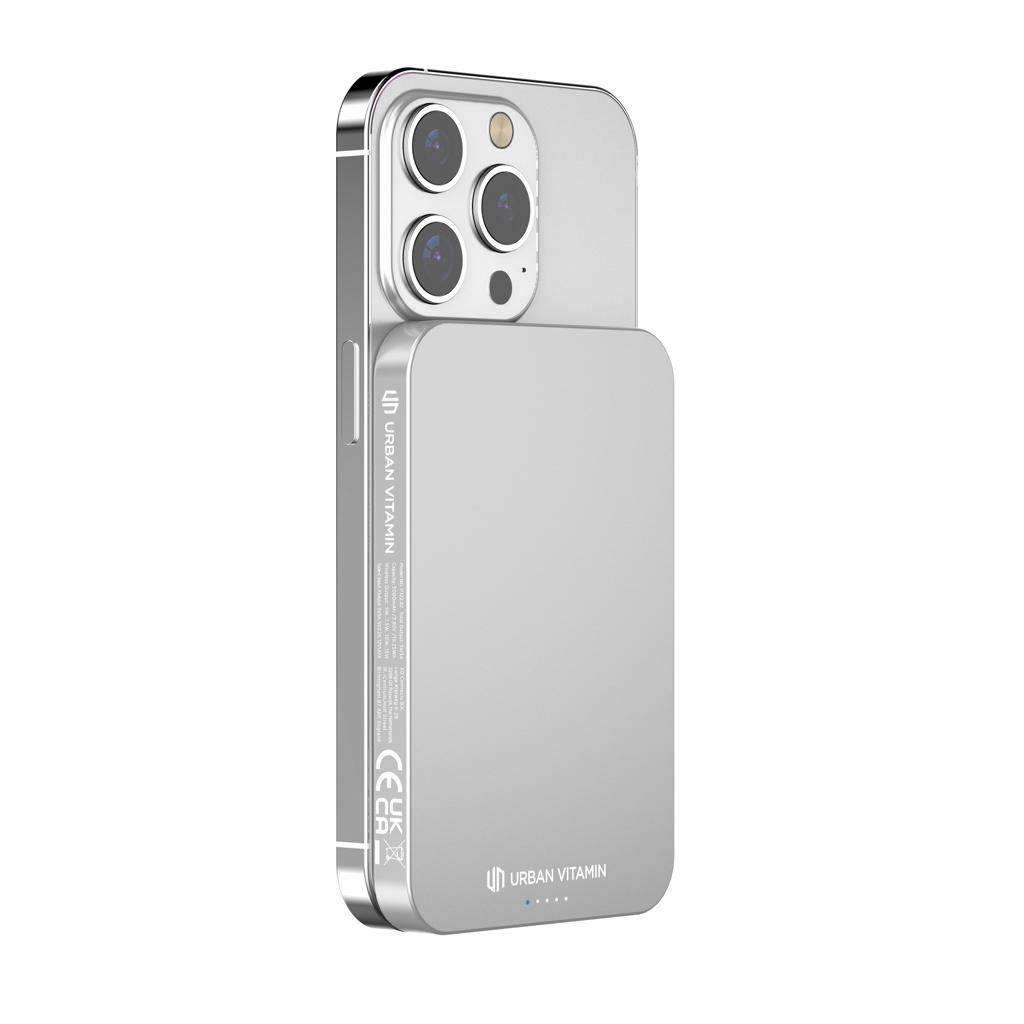 Powerbank Urban Vitamin Richmond din plastic/aluminiu RCS 5.000 mAh silver