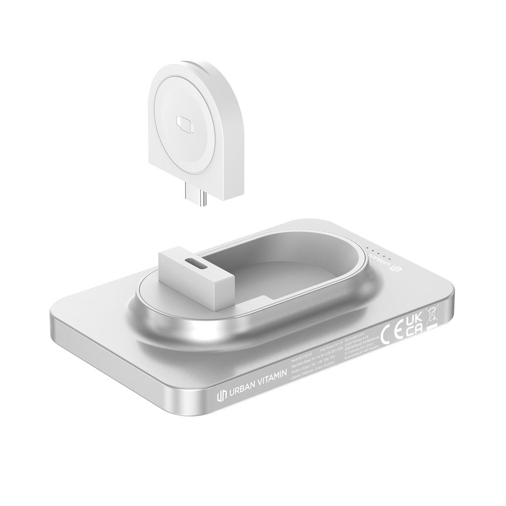 Powerbank Urban Vitamin Malibu din plastic/aluminiu RCS 5.000 mAh silver